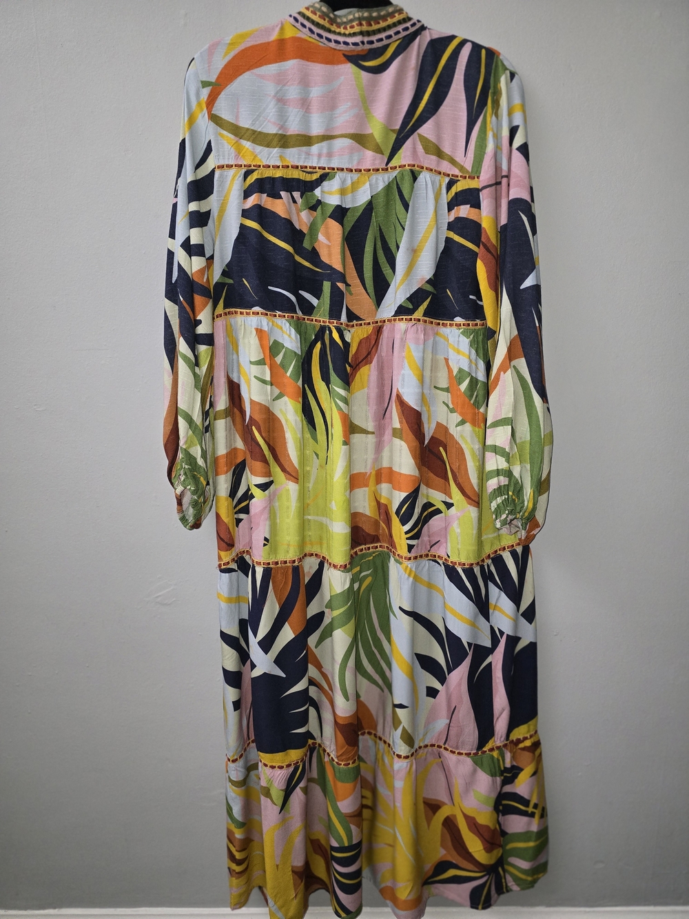 Conditions Apply Tiered Leaf Kimono Duster - Picture 3 of 5